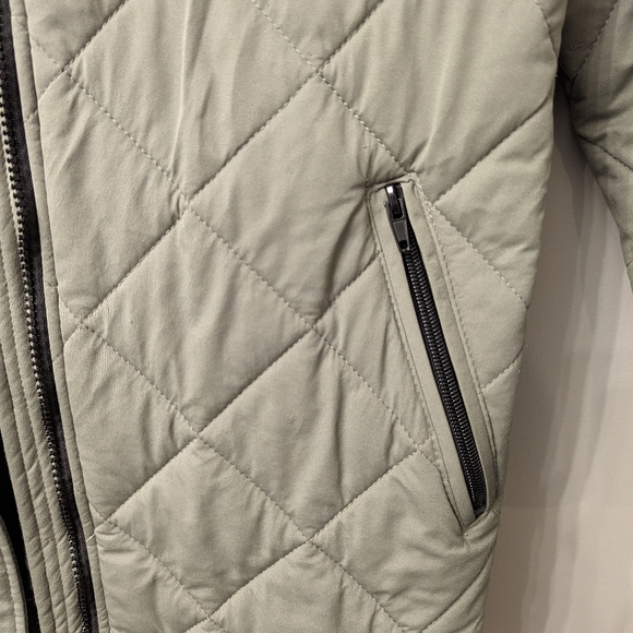 LIKE NEW Avec Les Filles Lightweight Quilted Utility Jacket Size Extra Small - Picture 3 of 8